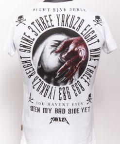 Yakuza, T-Shirt, Männer, Men's Bad Side, Teufel, Weiß